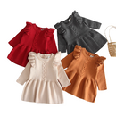 Vestido De Malha Manga Comprida Para Bebê Recém-Nascido - TaylorKids