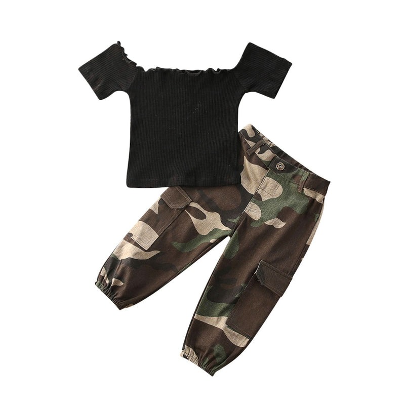 Conjunto Infantil Que Define Fora Do Ombro - TaylorKids