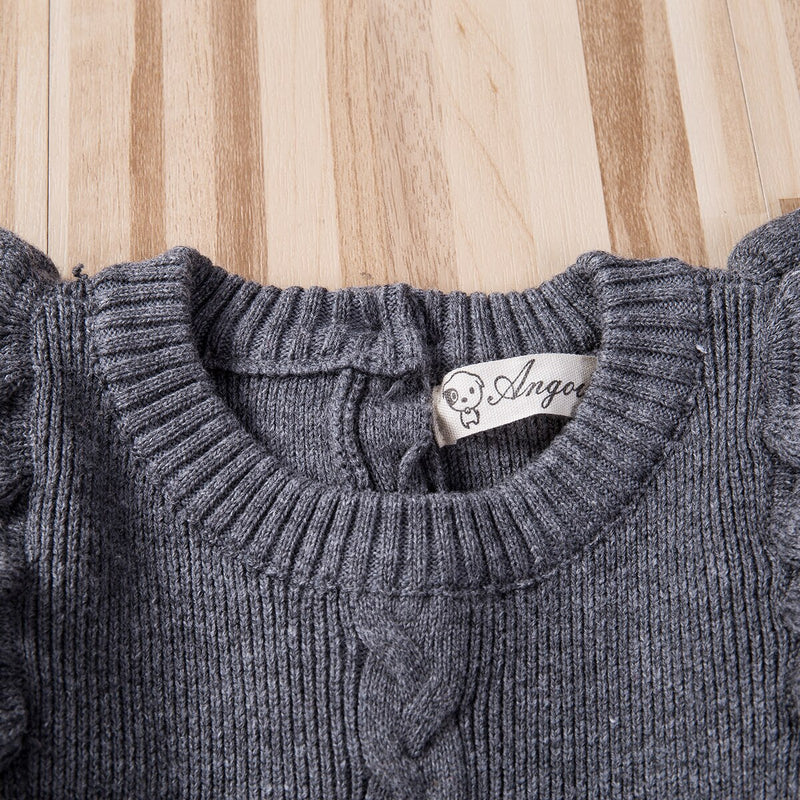 Vestido De Malha Manga Comprida Para Bebê Recém-Nascido - TaylorKids