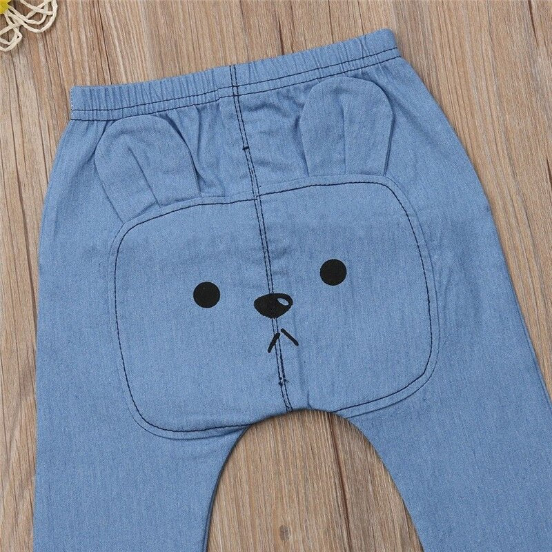 Moletom Jeans Infantil Com Estampa Animal - TaylorKids