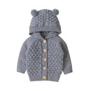 Camisola De Malha Com Capuz Para Bebês - TaylorKids