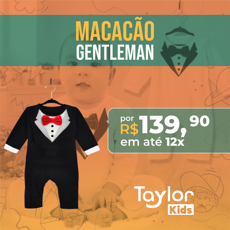 Macacão Gentleman - TaylorKids