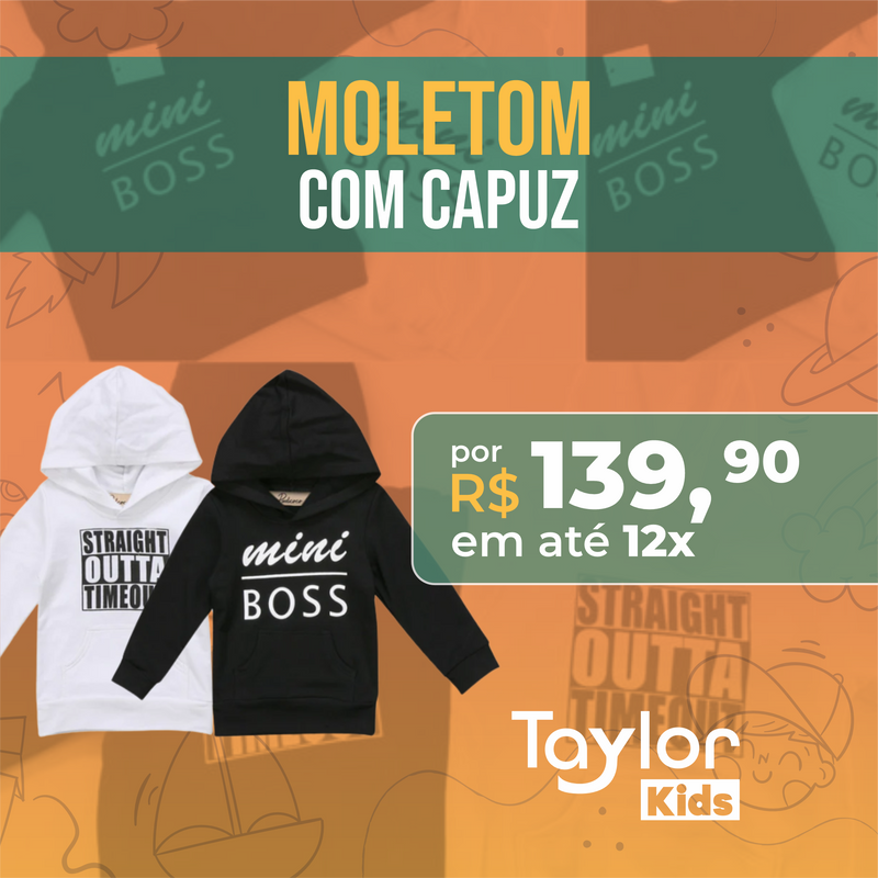 Moletom Com Capuz - TaylorKids