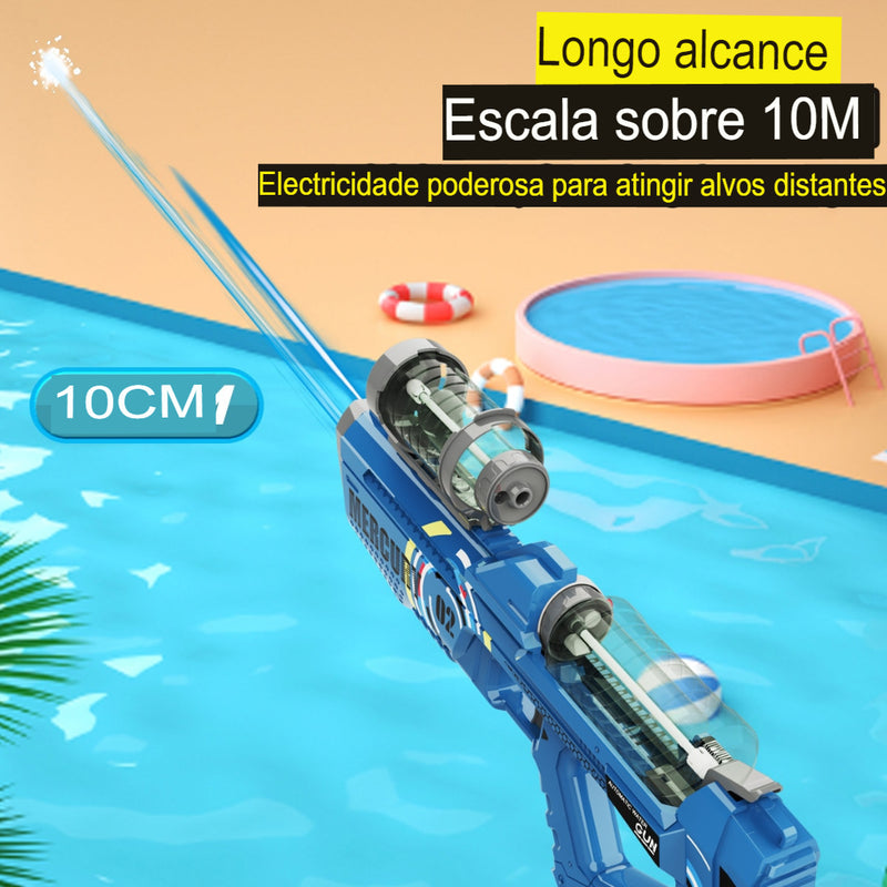 Pistola De Água Elétrica Automática Com Luz recarregável - TaylorKids