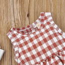 Macacão Xadrez Gola Redonda - TaylorKids