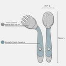 Talheres Infantil De Silicone - TaylorKids