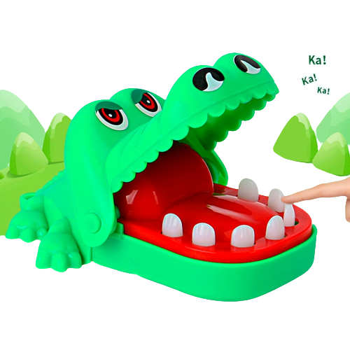 Jogo Infantil Jacaré Mordida No Dedo - TaylorKids