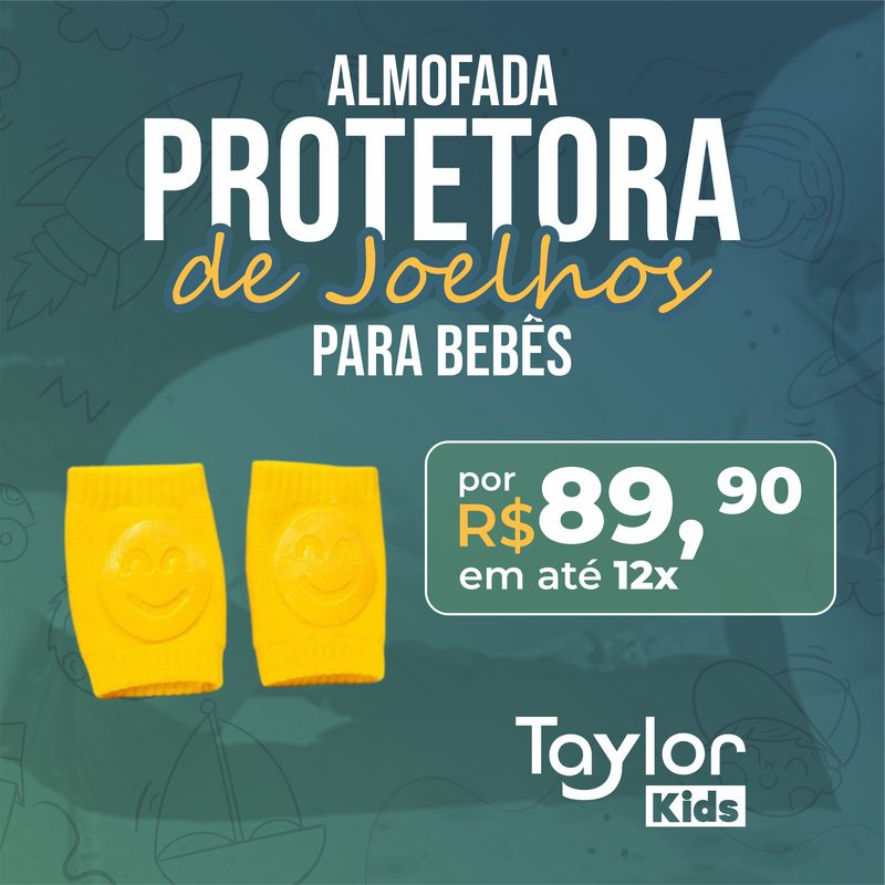 Almofada Protetora De Joelho Para Bebês - TaylorKids
