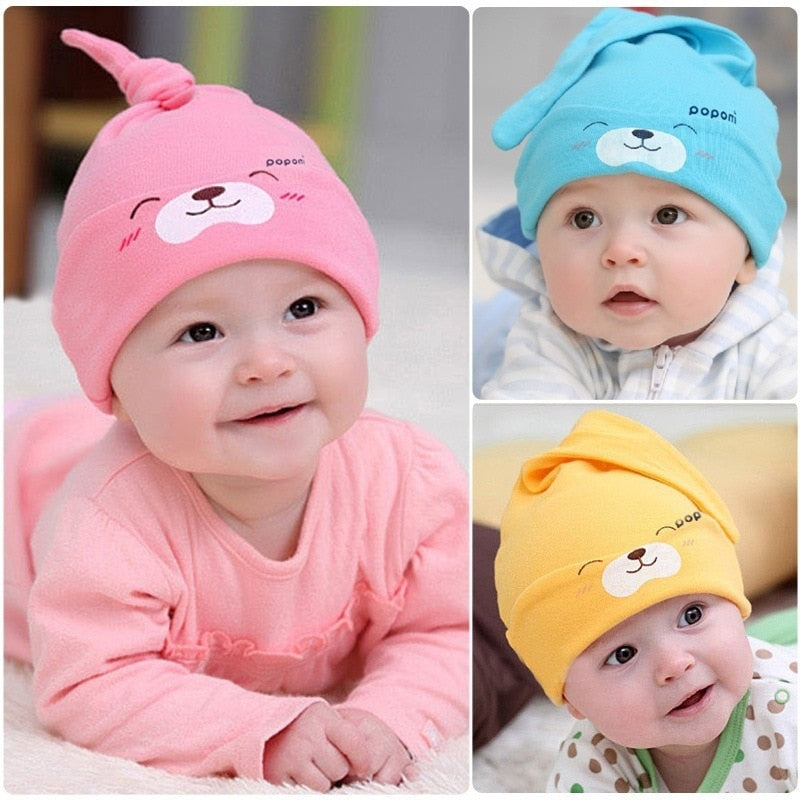 Chapéu De Algodão Com Gorro De Orelha - TaylorKids